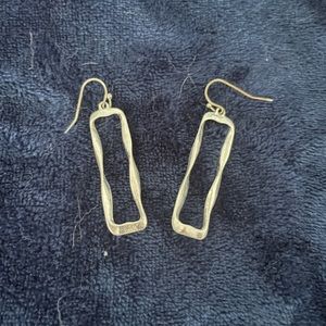 Silver tone earrings